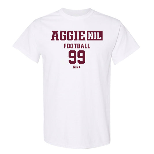 Texas A&M - NCAA Football : Landon Rink - Aggies NIL Classic Shersey T-Shirt-0