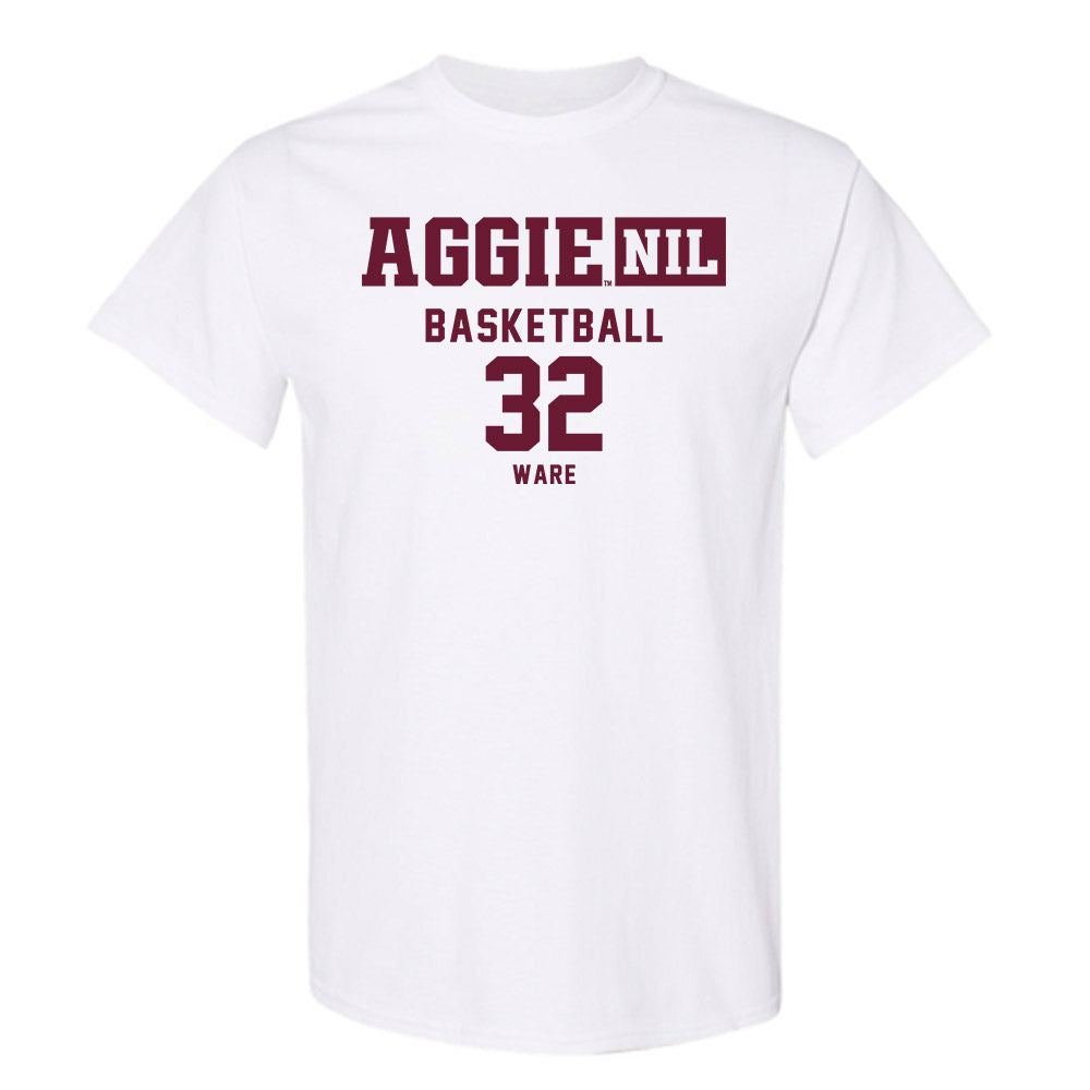 Texas A&M - NCAA Women's Basketball : Lauren Ware - Aggies NIL Classic Shersey T-Shirt-0
