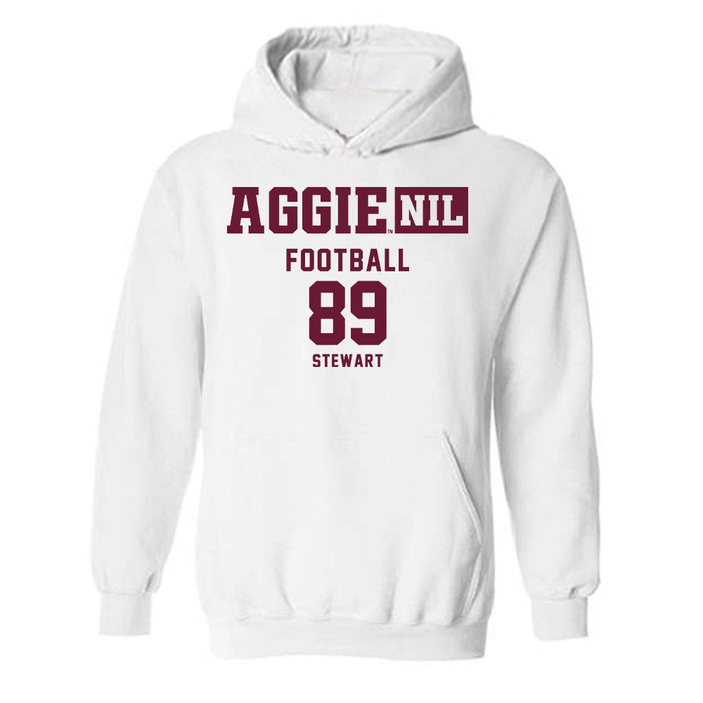 Texas A&M - NCAA Football : Kade Stewart - Aggies NIL Classic Shersey Hooded Sweatshirt-0