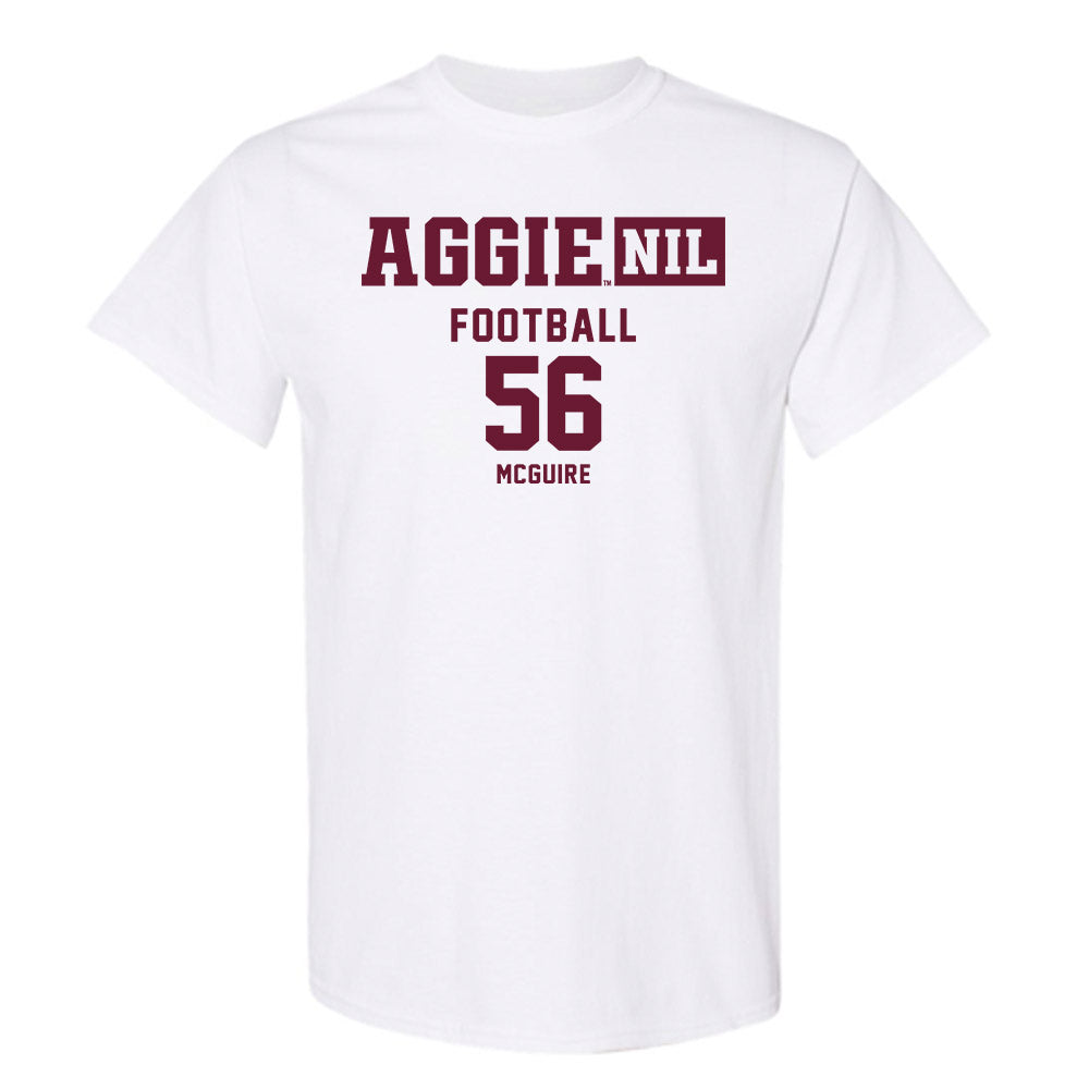 Texas A&M - NCAA Football : Nelson Mcguire - Aggies NIL Classic Shersey T-Shirt-0