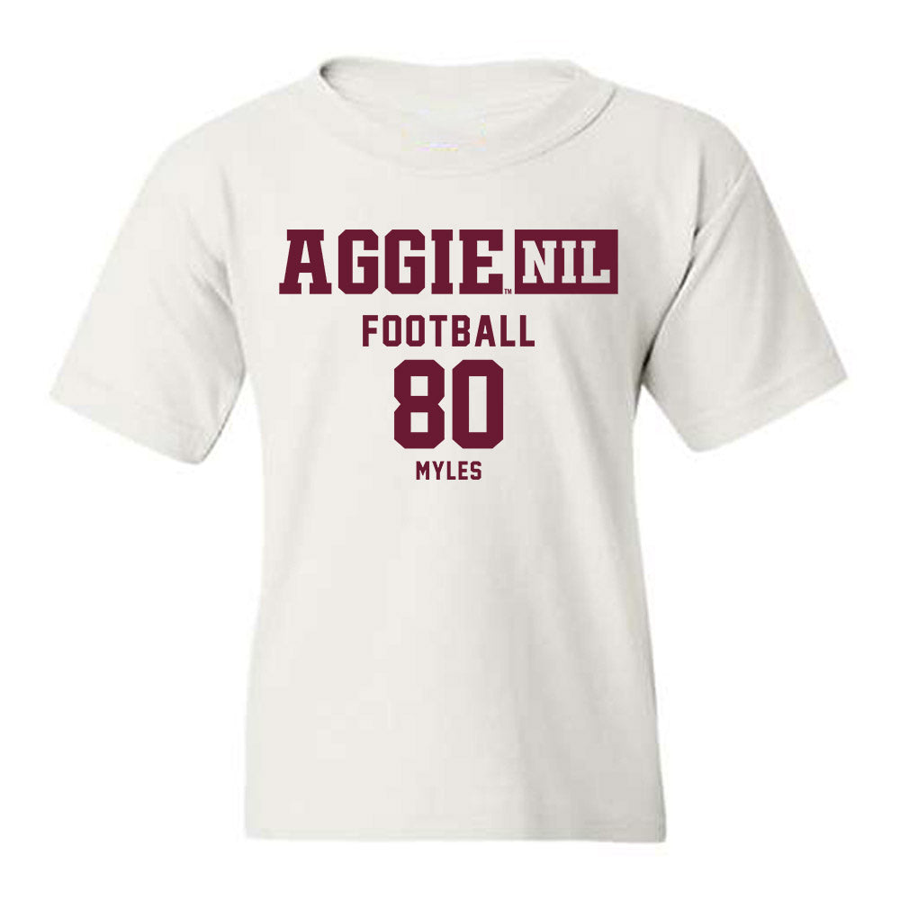 Texas A&M - NCAA Football : Jerome Myles - Aggies NIL Classic Shersey Youth T-Shirt-0