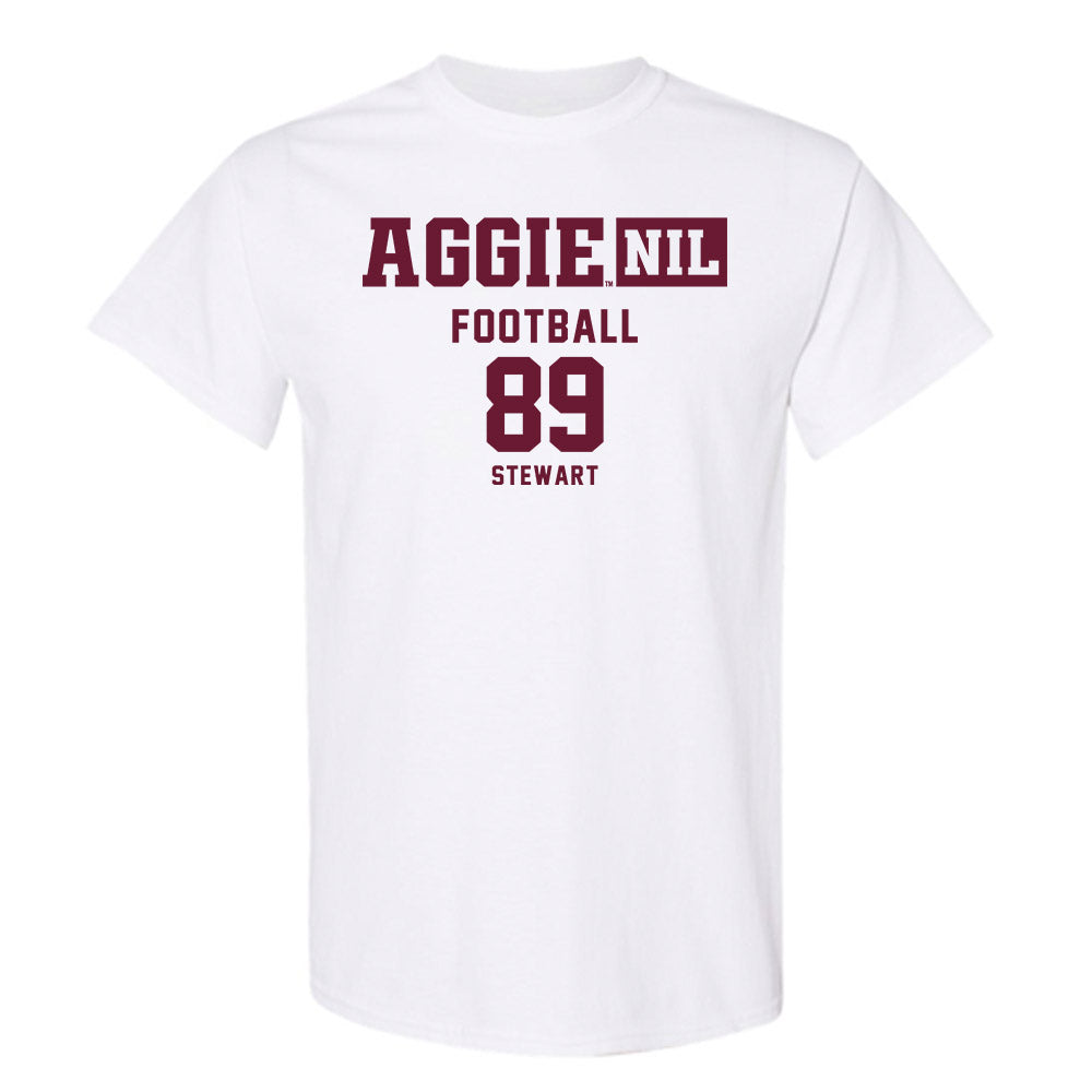 Texas A&M - NCAA Football : Kade Stewart - Aggies NIL Classic Shersey T-Shirt-0