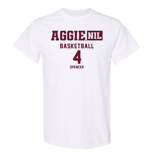 Texas A&M - NCAA Women's Basketball : Chaney Spencer - Aggies NIL Classic Shersey T-Shirt-0