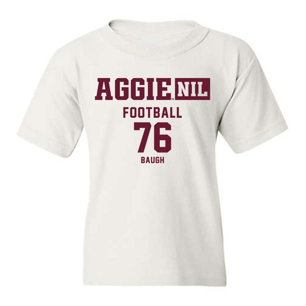 Texas A&M - NCAA Football : Trovon Baugh - Aggies NIL Classic Shersey Youth T-Shirt-0