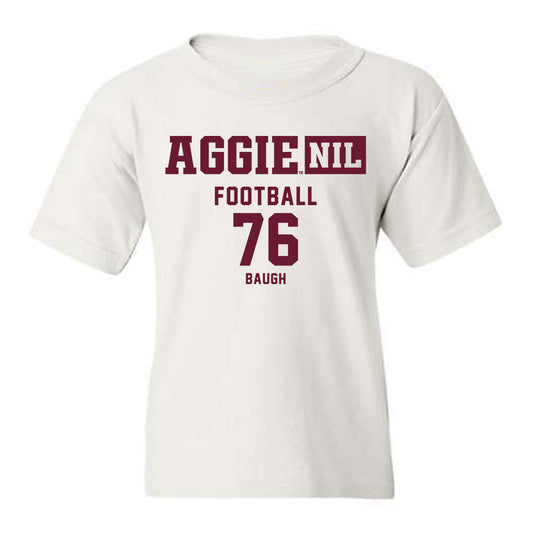 Texas A&M - NCAA Football : Trovon Baugh - Aggies NIL Classic Shersey Youth T-Shirt-0