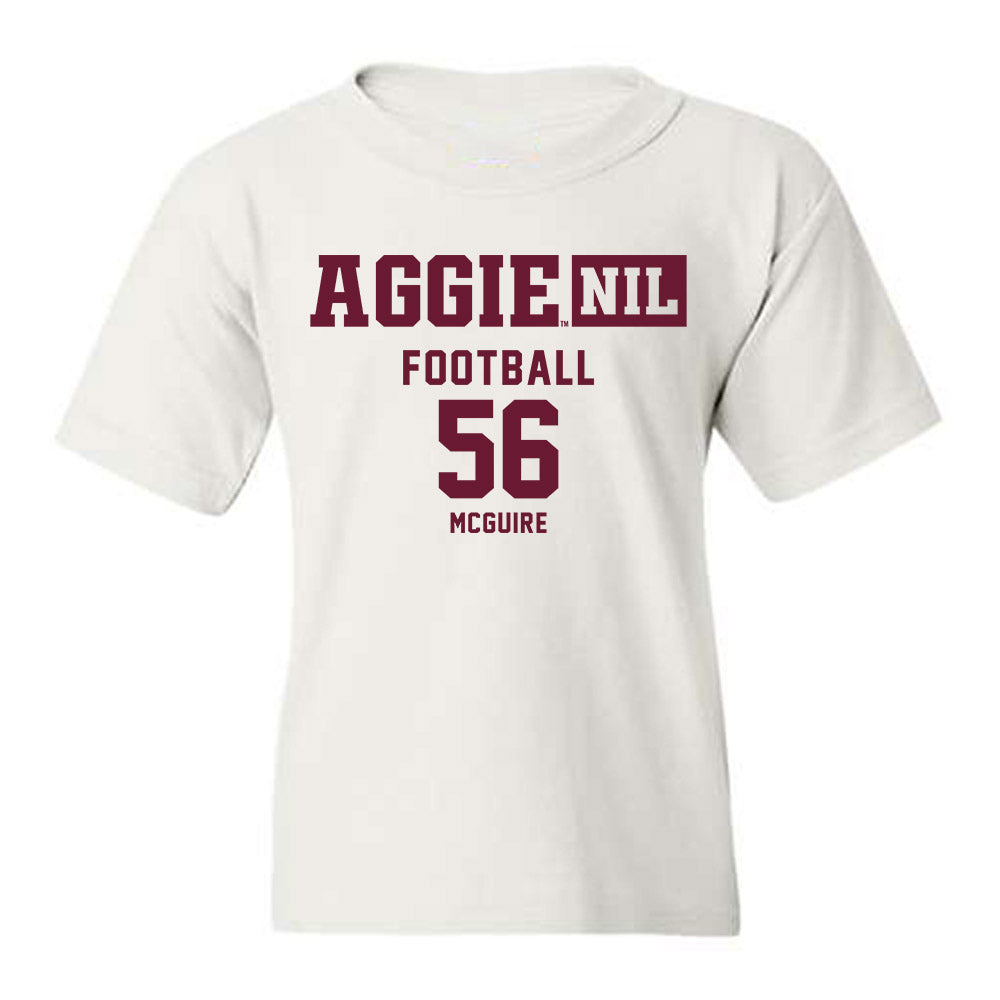 Texas A&M - NCAA Football : Nelson Mcguire - Aggies NIL Classic Shersey Youth T-Shirt-0