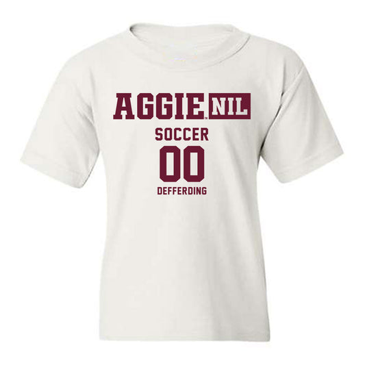 Texas A&M - NCAA Women's Soccer : Erica Defferding - Aggies NIL Classic Shersey Youth T-Shirt-0