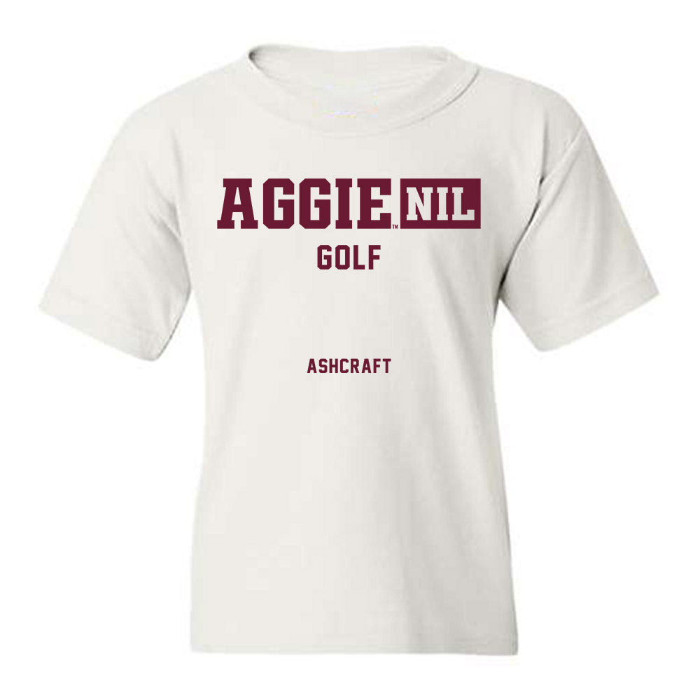 Texas A&M - NCAA Men's Golf : Landon Ashcraft - Aggies NIL Classic Shersey Youth T-Shirt-0