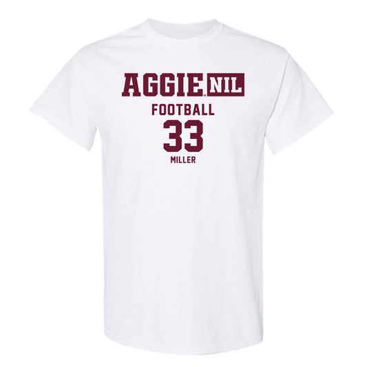Texas A&M - NCAA Football : Storm Miller - Aggies NIL Classic Shersey T-Shirt-0