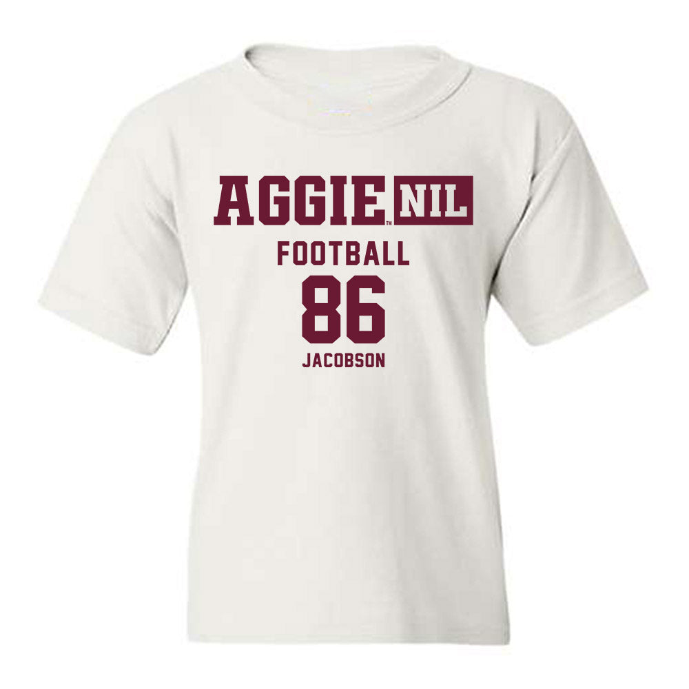 Texas A&M - NCAA Football : Evan Jacobson - Aggies NIL Classic Shersey Youth T-Shirt-0