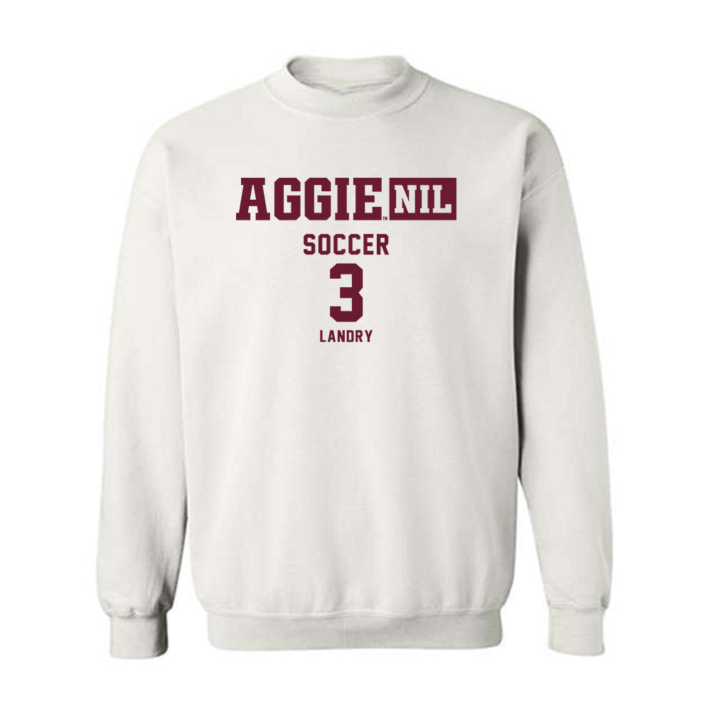 Texas A&M - NCAA Women's Soccer : Morgan Landry - Aggies NIL Classic Shersey Crewneck Sweatshirt-0