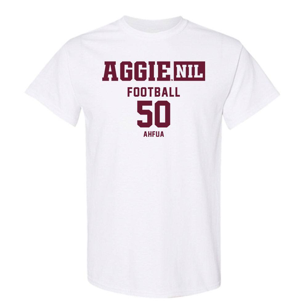 Texas A&M - NCAA Football : Isendre Ahfua - Aggies NIL Classic Shersey T-Shirt-0