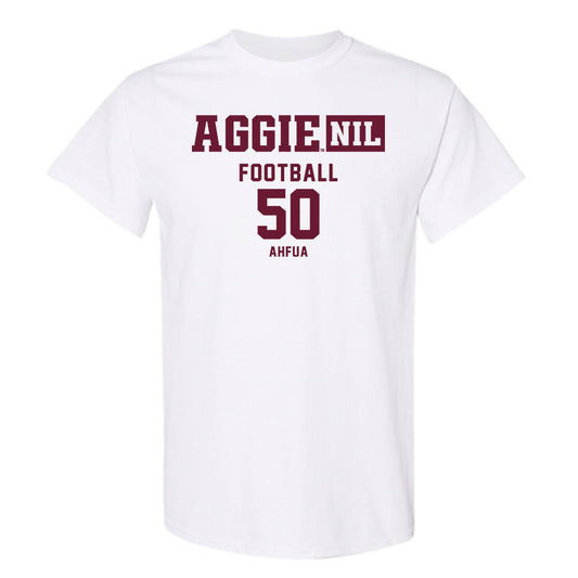 Texas A&M - NCAA Football : Isendre Ahfua - Aggies NIL Classic Shersey T-Shirt-0