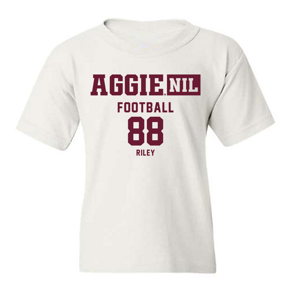 Texas A&M - NCAA Football : Micah Riley - Aggies NIL Classic Shersey Youth T-Shirt-0