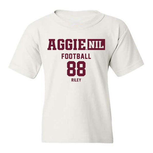 Texas A&M - NCAA Football : Micah Riley - Aggies NIL Classic Shersey Youth T-Shirt-0
