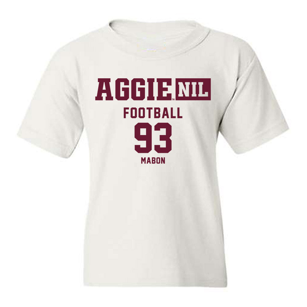 Texas A&M - NCAA Football : Nathan Mabon - Aggies NIL Classic Shersey Youth T-Shirt-0