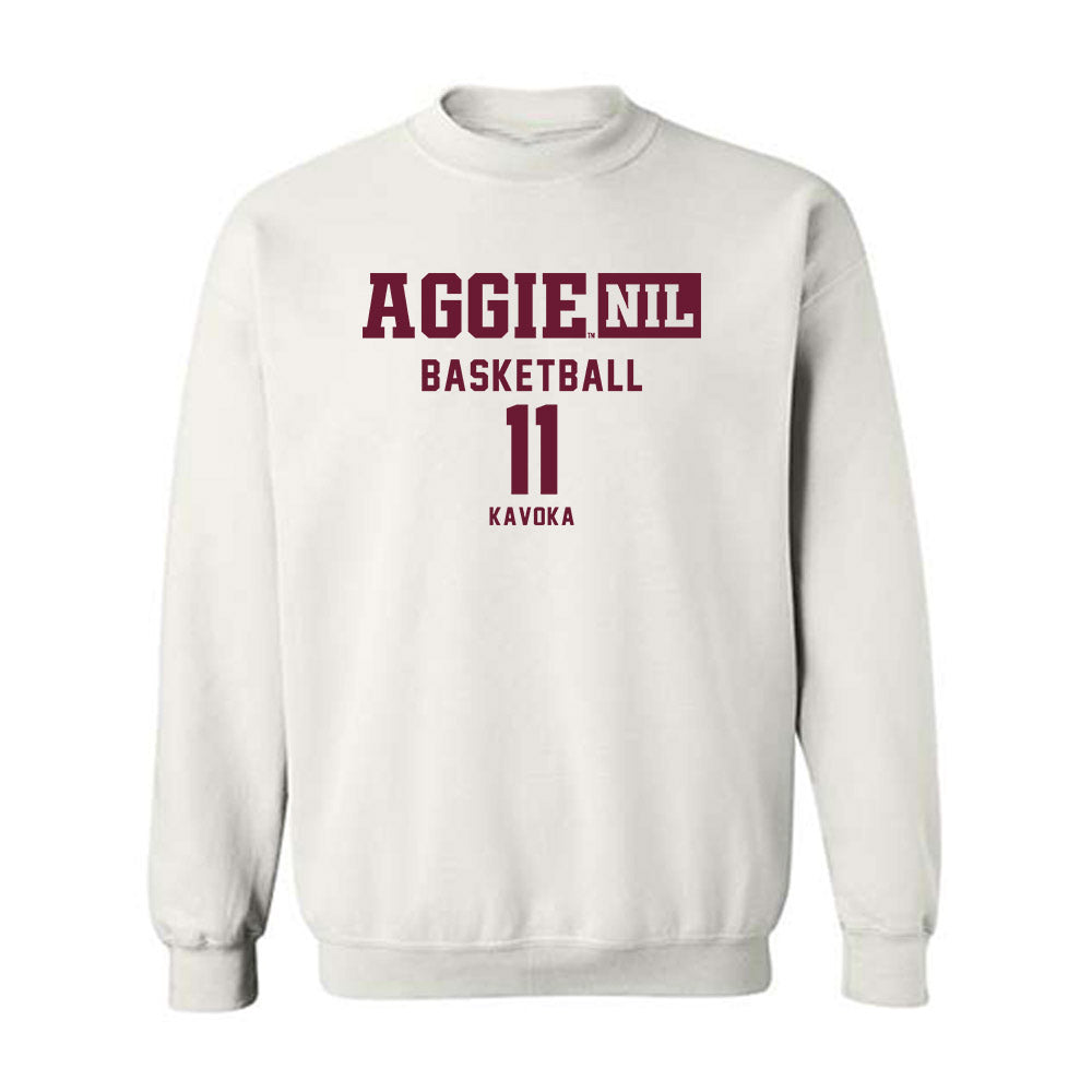 Texas A&M - NCAA Women's Basketball : Talia Kavoka - Aggies NIL Classic Shersey Crewneck Sweatshirt-0