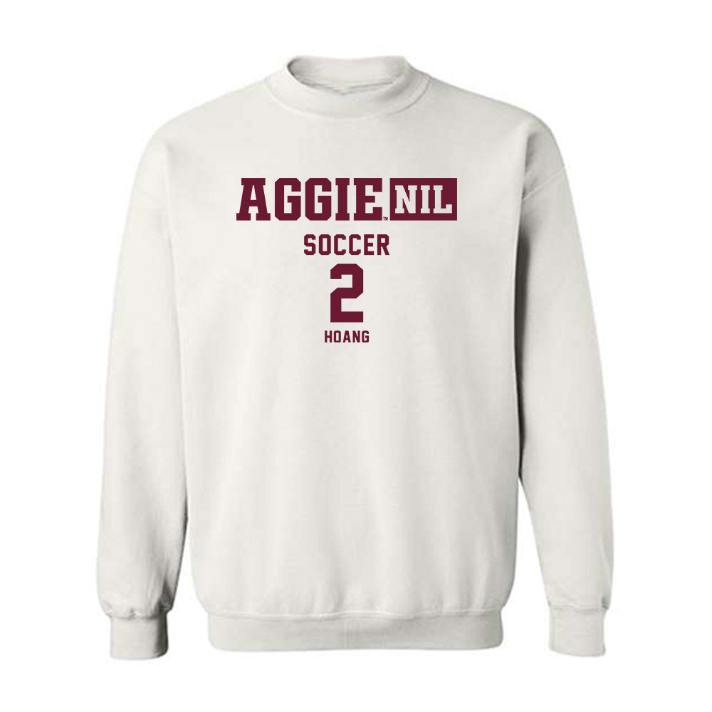 Texas A&M - NCAA Women's Soccer : Emma Hoang - Aggies NIL Classic Shersey Crewneck Sweatshirt-0