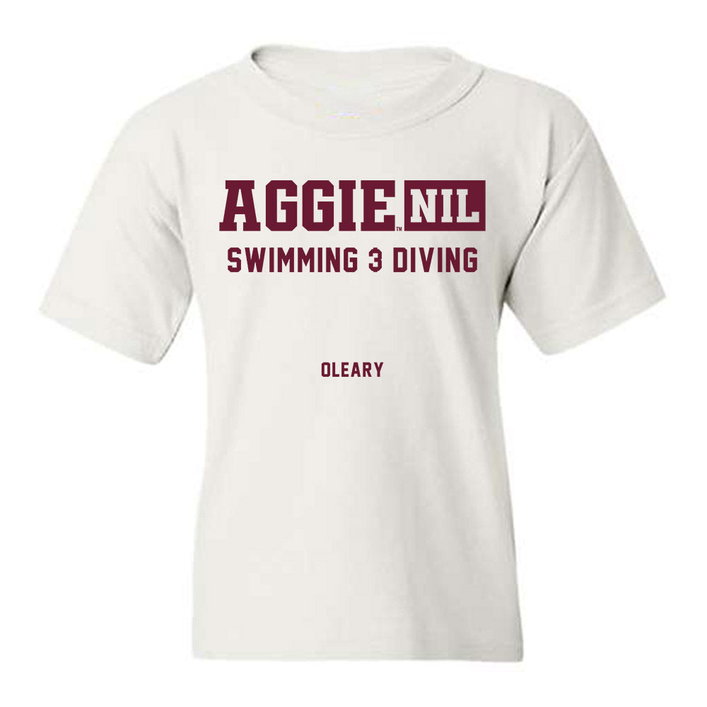 Texas A&M - NCAA Women's Swimming & Diving : Hannah Oleary - Aggies NIL Classic Shersey Youth T-Shirt-0
