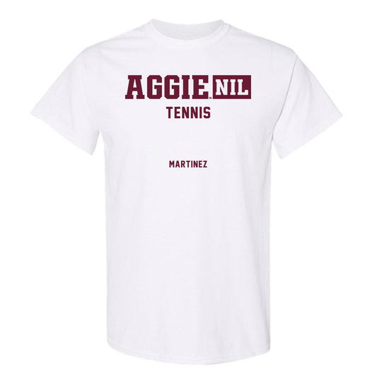 Texas A&M - NCAA Women's Tennis : Violeta Martinez - Aggies NIL Classic Shersey T-Shirt-0
