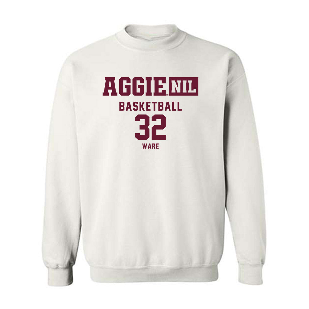 Texas A&M - NCAA Women's Basketball : Lauren Ware - Aggies NIL Classic Shersey Crewneck Sweatshirt-0