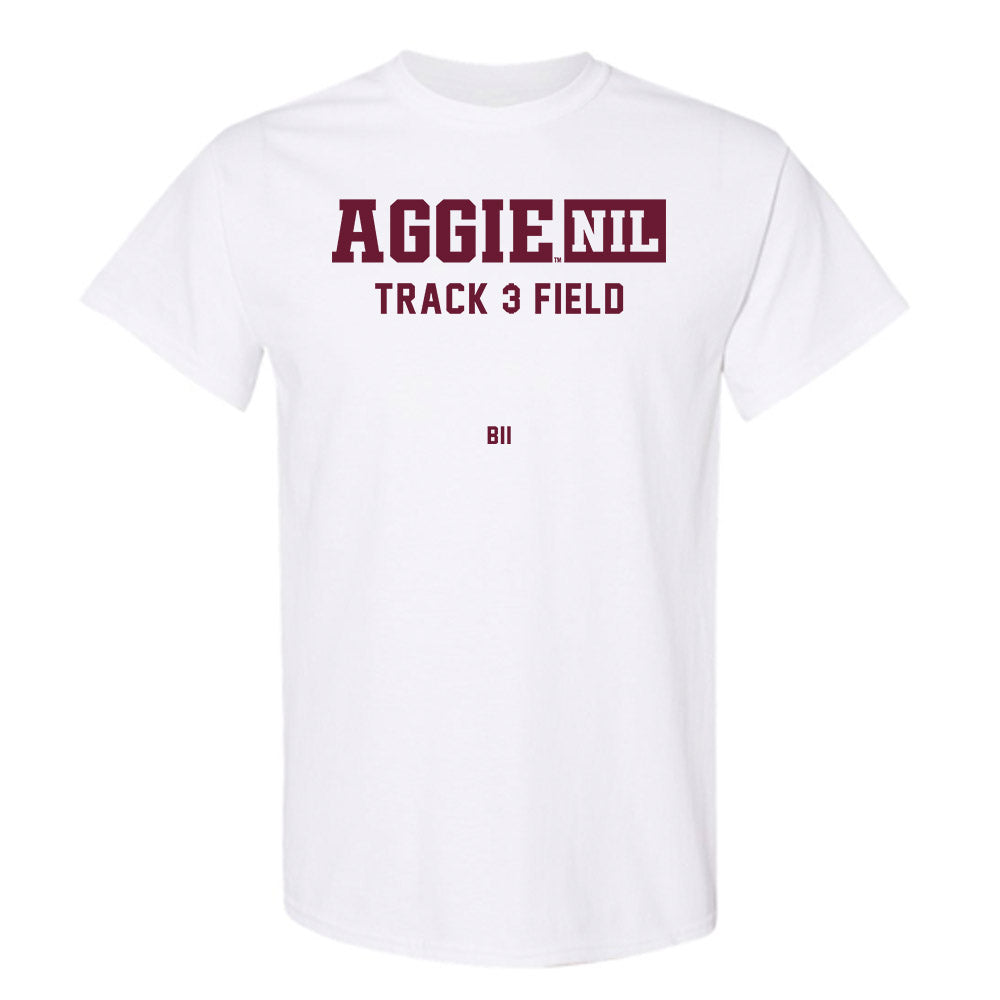 Texas A&M - NCAA Women's Track & Field : Winny Bii - Aggies NIL Classic Shersey T-Shirt-0
