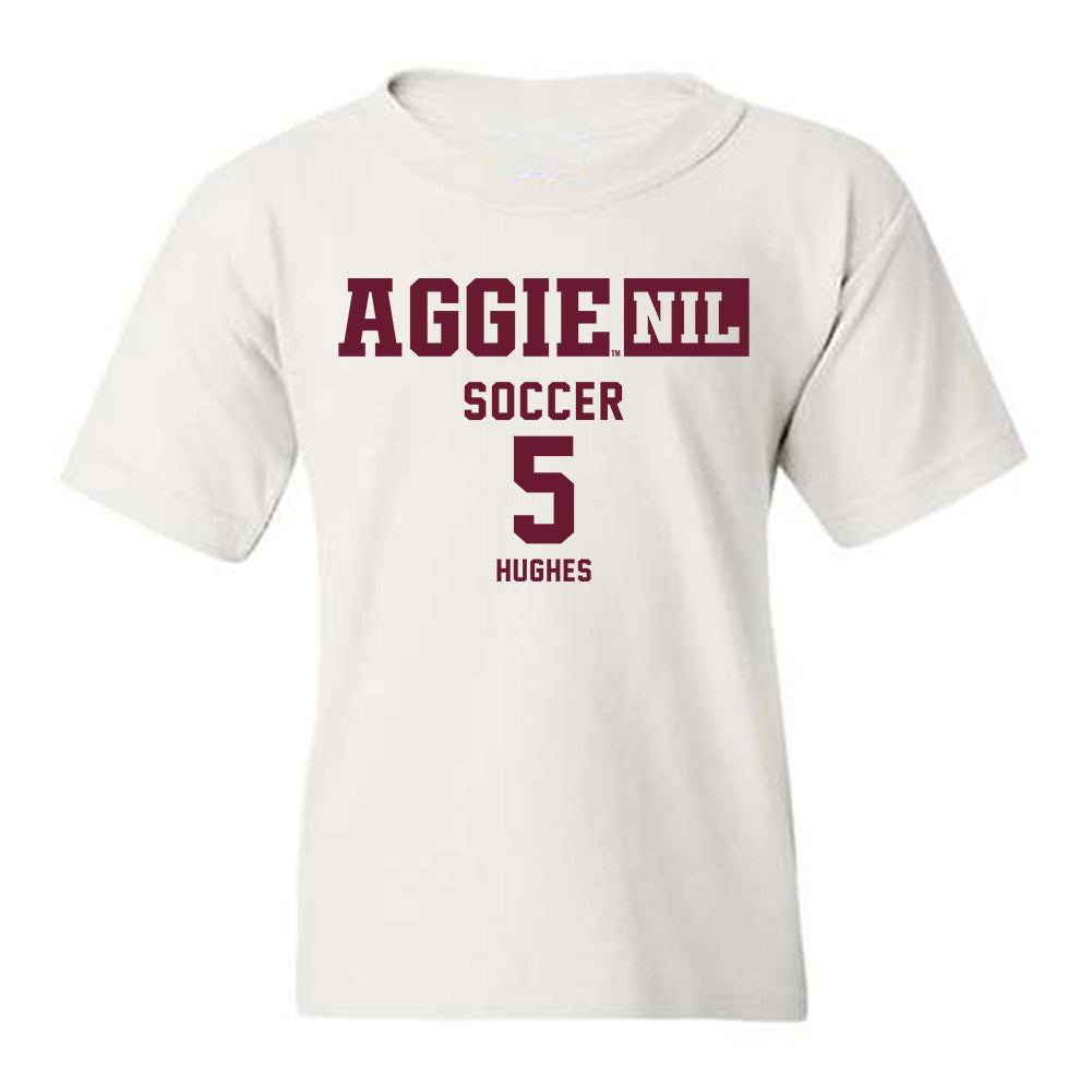 Texas A&M - NCAA Women's Soccer : Blake Hughes - Aggies NIL Classic Shersey Youth T-Shirt-0