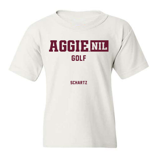 Texas A&M - NCAA Women's Golf : Emerie Schartz - Aggies NIL Classic Shersey Youth T-Shirt-0