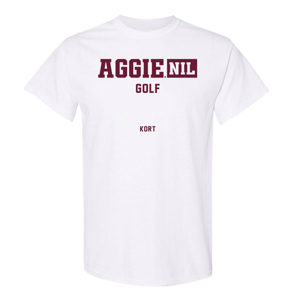 Texas A&M - NCAA Women's Golf : Brynn Kort - Aggies NIL Classic Shersey T-Shirt-0