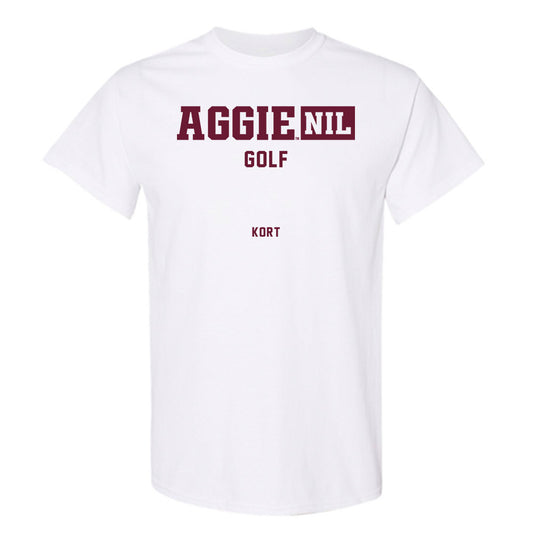 Texas A&M - NCAA Women's Golf : Brynn Kort - Aggies NIL Classic Shersey T-Shirt-0