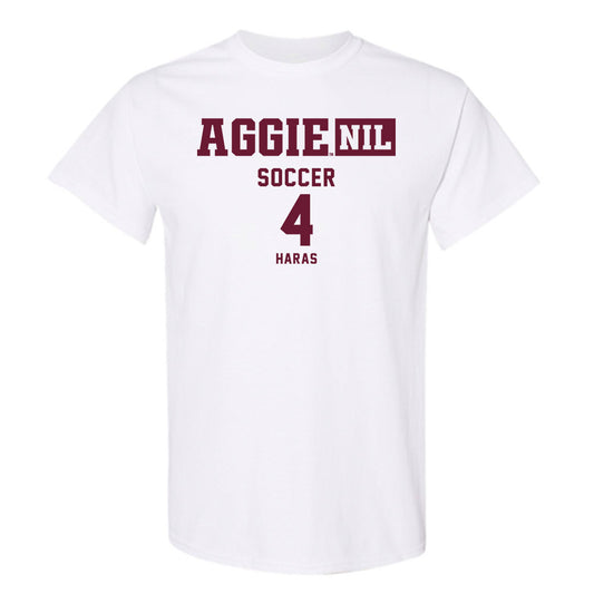 Texas A&M - NCAA Women's Soccer : Juliet Haras - Aggies NIL Classic Shersey T-Shirt-0