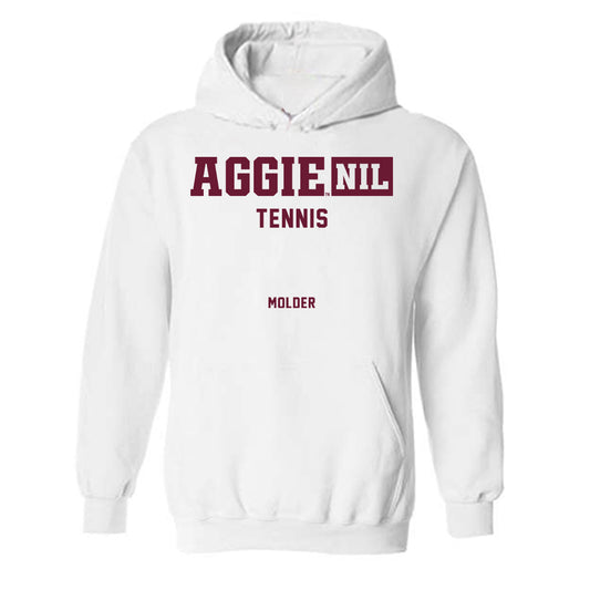 Texas A&M - NCAA Men's Tennis : Markus Molder - Aggies NIL Classic Shersey Hooded Sweatshirt-0