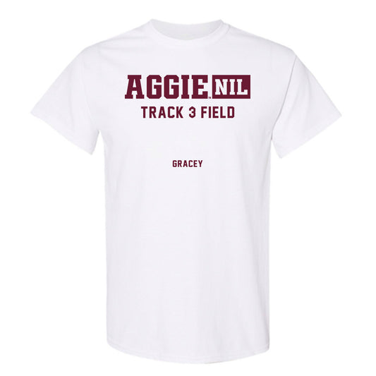 Texas A&M - NCAA Women's Track & Field : Penelope Gracey - Aggies NIL Classic Shersey T-Shirt-0