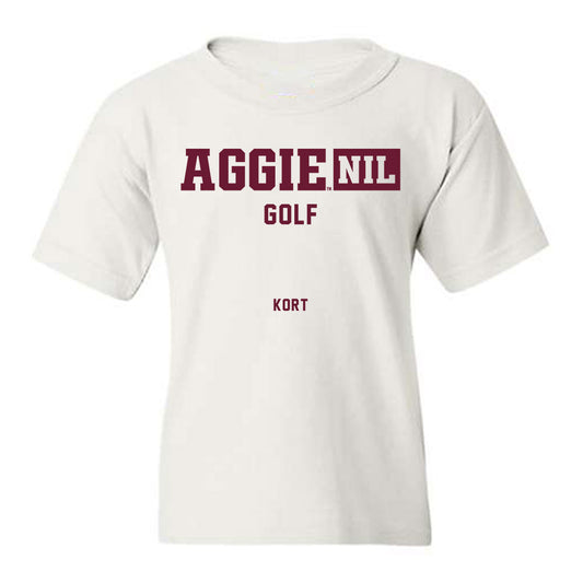 Texas A&M - NCAA Women's Golf : Brynn Kort - Aggies NIL Classic Shersey Youth T-Shirt-0