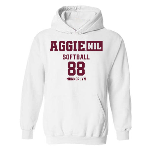 Texas A&M - NCAA Softball : Kate Munnerlyn - Aggies NIL Classic Shersey Hooded Sweatshirt-0