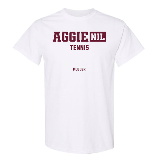 Texas A&M - NCAA Men's Tennis : Markus Molder - Aggies NIL Classic Shersey T-Shirt-0
