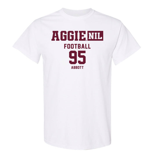 Texas A&M - NCAA Football : Alex Abbott - Aggies NIL Classic Shersey T-Shirt-0