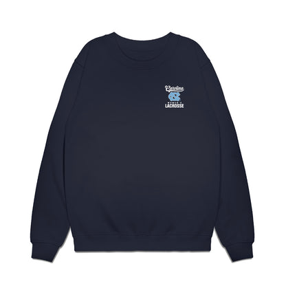 UNC - NCAA Womens Lacrosse - Team Roster Premium Crewneck Sweatshirt-0