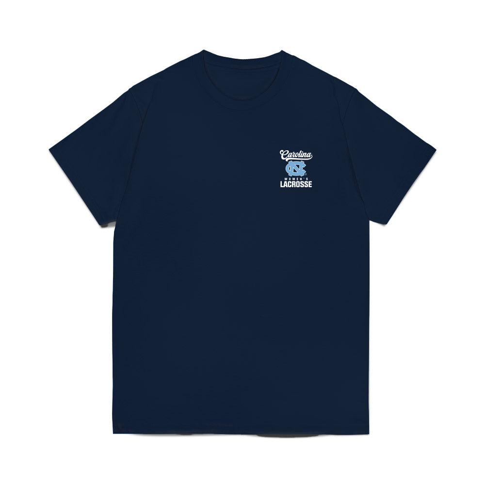 UNC - NCAA Womens Lacrosse - Team Roster Comfort Colors T-Shirt-0