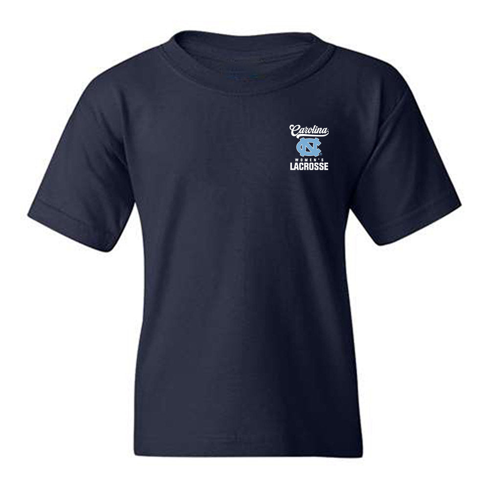 UNC - NCAA Womens Lacrosse - Team Roster Youth T-Shirt-0
