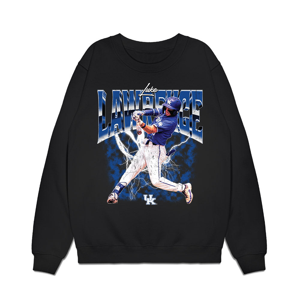 Kentucky - NCAA Baseball : Luke Lawrence - Collage Premium Crewneck Sweatshirt-0