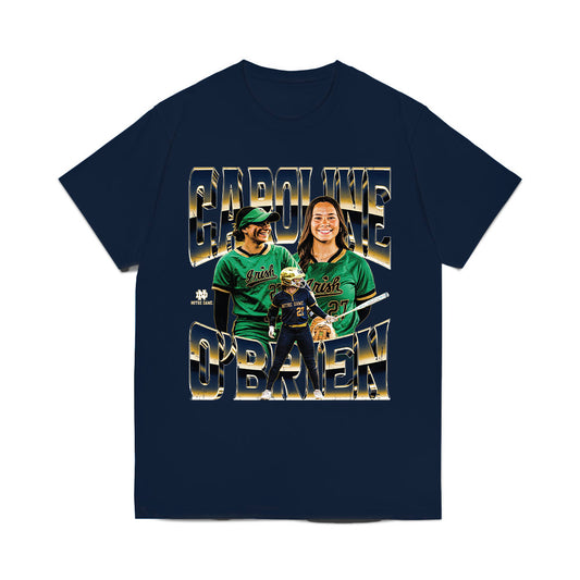 Notre Dame - NCAA Softball : Caroline OBrien - Collage Comfort Colors T-Shirt-0