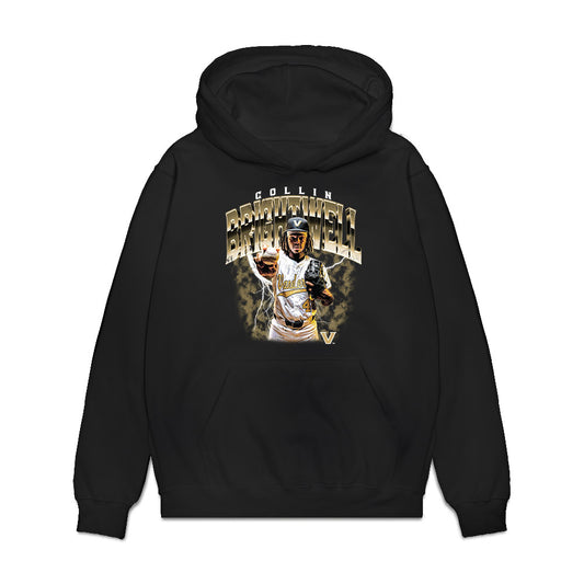 Vanderbilt - NCAA Baseball : Collin Brightwell - Collage Premium Hooded Sweatshirt-0