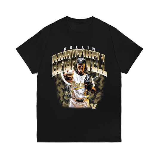 Vanderbilt - NCAA Baseball : Collin Brightwell - Collage Comfort Colors T-Shirt-0