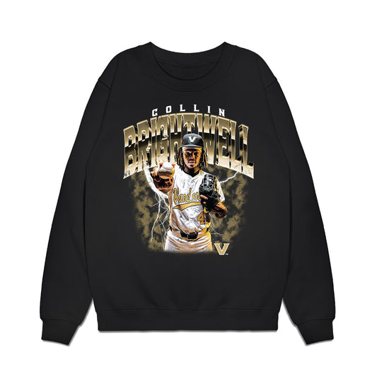 Vanderbilt - NCAA Baseball : Collin Brightwell - Collage Premium Crewneck Sweatshirt-0