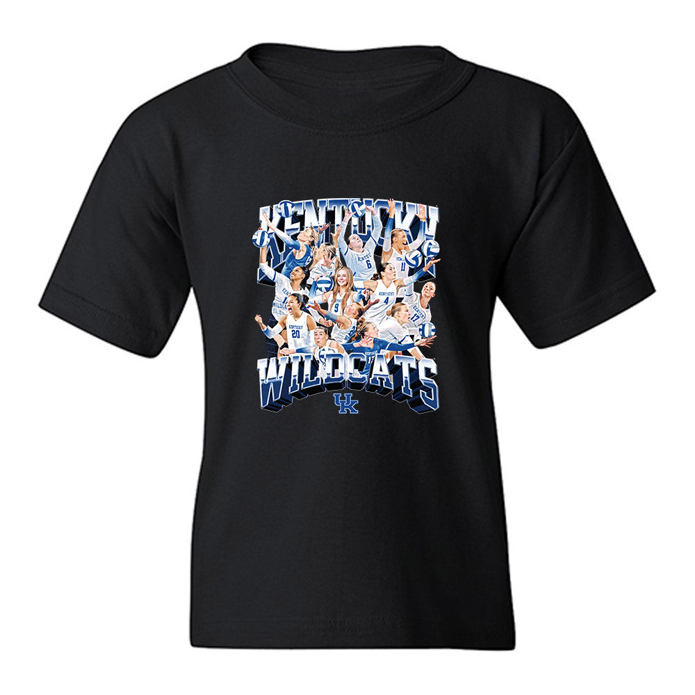 Kentucky - NCAA Women's Volleyball : Team Collage Youth T-Shirt-0