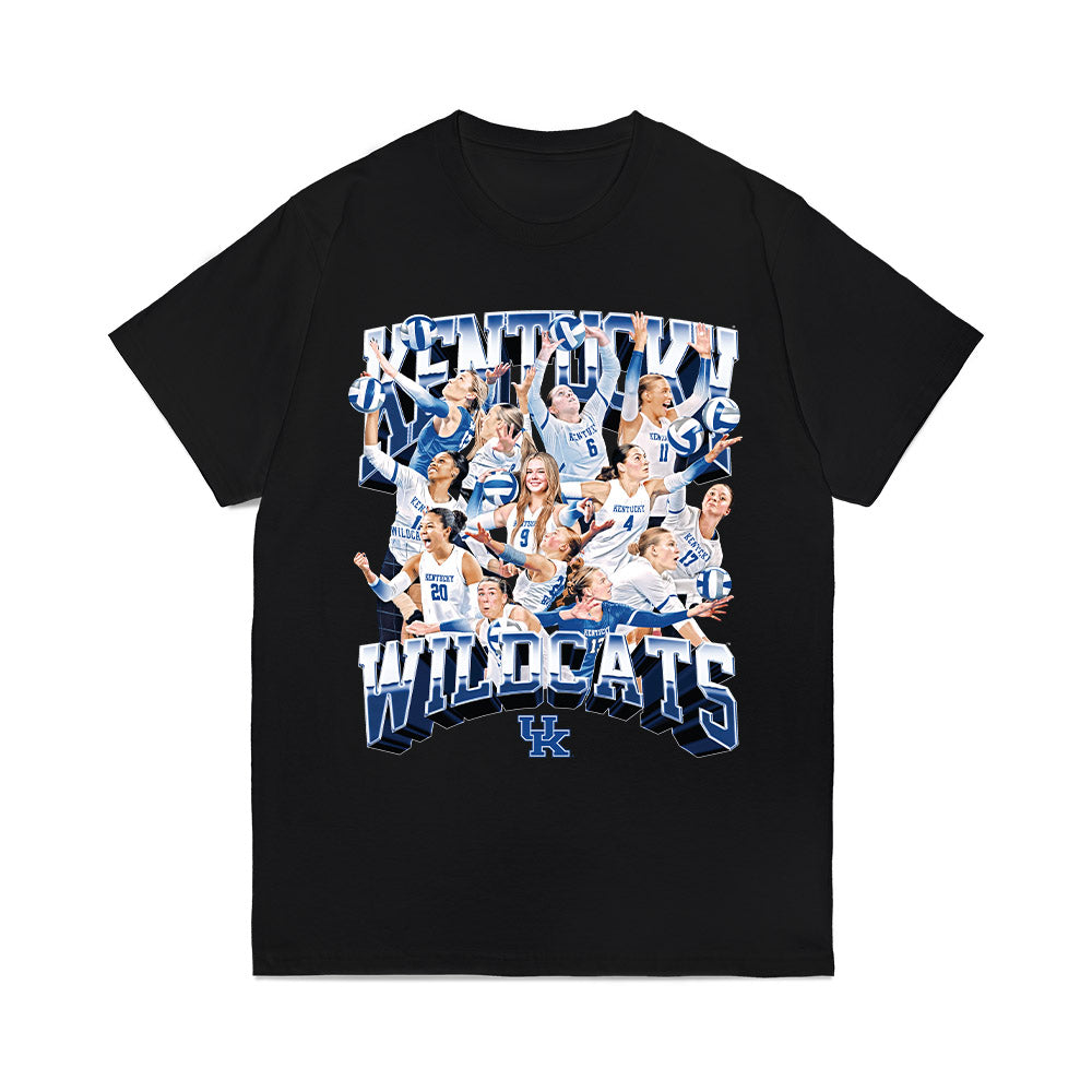 Kentucky - NCAA Women's Volleyball : Team Collage Comfort Colors T-Shirt-0