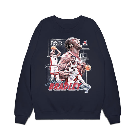 Arizona - NCAA Men's Basketball : Jaden Bradley - Called Game Premium Crewneck Sweatshirt-0