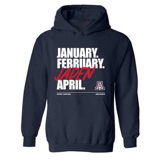 Arizona - NCAA Men's Basketball : Jaden Bradley - Jaden Madness Hooded Sweatshirt-0