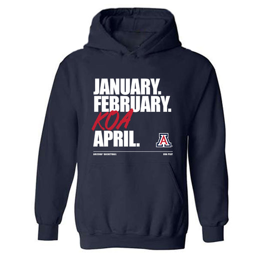 Arizona - NCAA Men's Basketball : Koa Peat - Koa Madness Hooded Sweatshirt-0